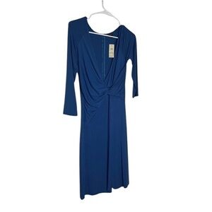 NWT $128  Ann Taylor twist front  wrap dress S Tall
